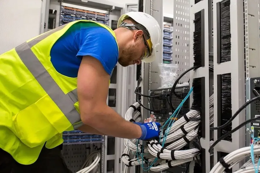 Instalación de cableado de red